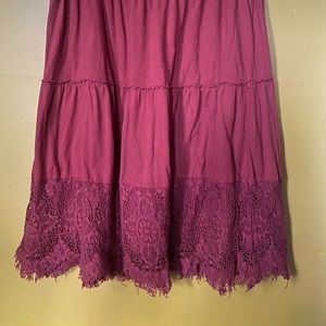 Prana Rust colored Lace Skirt
